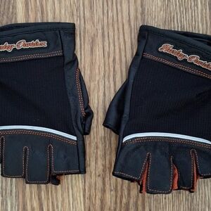 Harley-Davidson Leather Fingerless Gloves